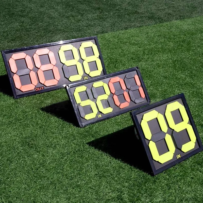 4 számjegyű futballcsere tábla
